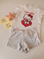 Sommer Schlafanzug/ Shirt & Short hello kitty Gr.86/92 Nordrhein-Westfalen - Bottrop Vorschau