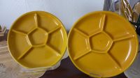 2 FONDUE-TELLER Keramik ITALY - gelb - D 22,3 cm - VINTAGE 70er Nordrhein-Westfalen - Kaarst Vorschau