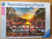 Ravensburger Puzzle 1000 Teile - Fahrräder in Amsterdam Bayern - Großaitingen Vorschau