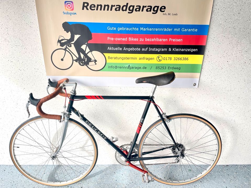 ⭕️ PEUGEOT Forban 1986 vintage 57 Eroica Stahl Rennrad in Erdweg