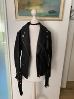 Biker Lederjacke mit Gürtel Sachsen - Schönheide Vorschau