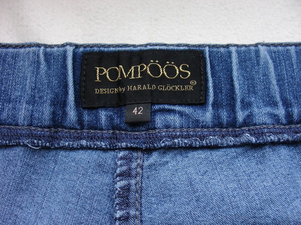 POMPÖÖS Harald Glöckler Bauchweg Stretch Slim Jeans Hose 42 Neuw. in Kiel