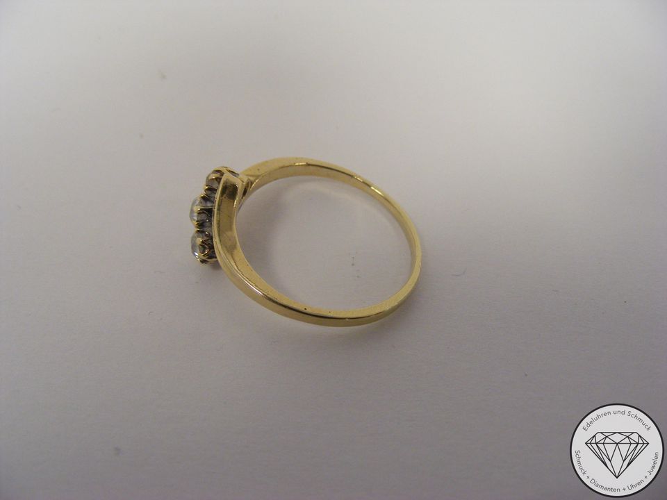 WERT 1.190,- RING Diamant 750er Gelb Gold 202617 xxyy in Hannover