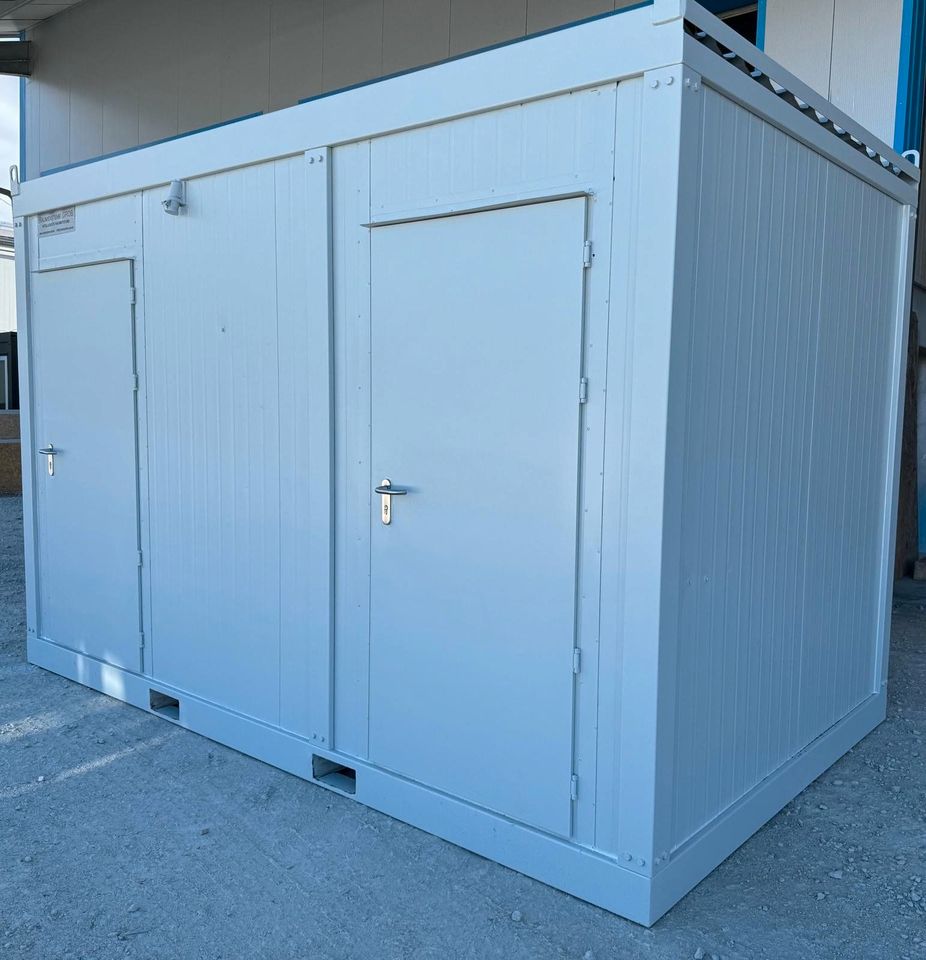 ⭐⭐ Schlüsselfertig - Europaweiter Versand - Garantie - Made in Germany ⭐⭐ 4 x 2,4 m - Sanitärcontainer - Getrennter Bereich für Frauen & Männer - WC-Container Toilettencontainer Baucontainer WC-Raum in Regensburg