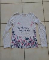 Langarmshirt hellgrau meliert Größe 134 /  140 Blumen H&M Niedersachsen - Achim Vorschau