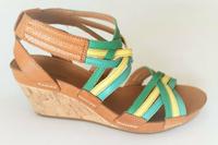Exklusive bunte CLARKS Sandalette + Leder + neu + ungetragen Baden-Württemberg - Wildberg Vorschau