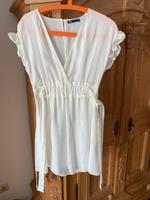 Zara weißes Sommerkleid Bayern - Gröbenzell Vorschau