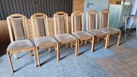 Holzstühle mit Polsterung 6 Stück je 11,-€ Berlin - Hohenschönhausen Vorschau