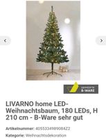 LIVARNO® 210cm Weihnachtsbaum Neu 180 LEDs UVP 79,99€ Leipzig - Grünau-Ost Vorschau