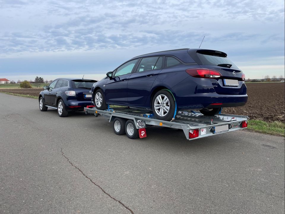 Autotransport Kfz-Transport auf Anhänger Überführungsfahrten in Erfurt