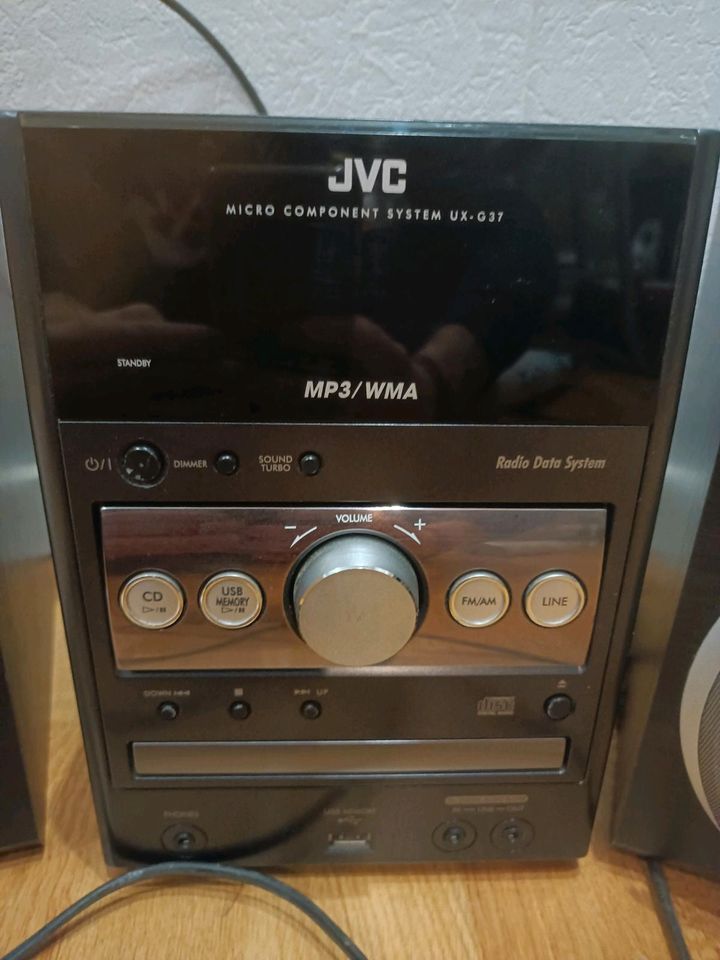 JVC UX-G37 Musik Anlage mit Sony Boxen, MP3, Aux in, Radio, CD in Berlin