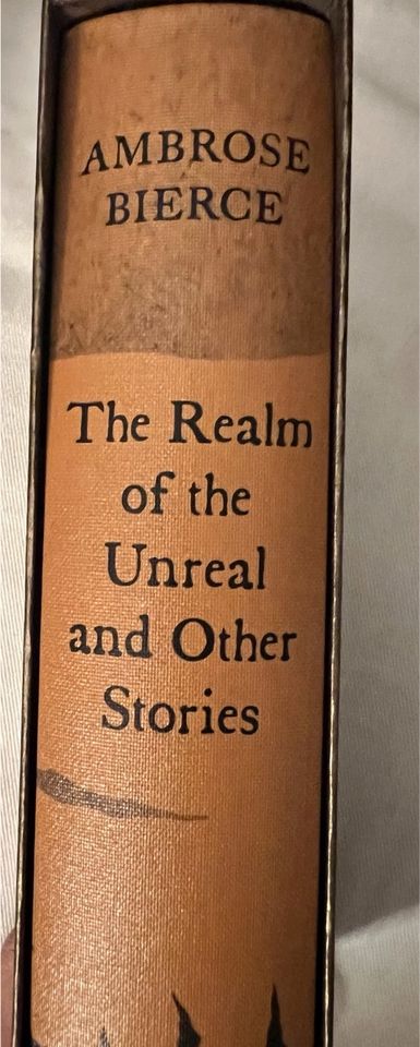 THE REALM OF THE UNREAL…Folio Society, A.Bierce, ungelesen in Oyten