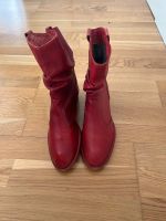 Rote Cowboy Stiefel / Stiefeletten / Western Stiefel in Größe 39 Neuhausen-Nymphenburg - Neuhausen Vorschau