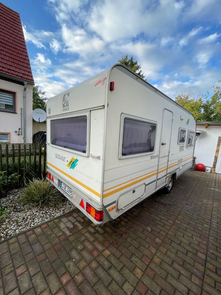 Wohnwagen mit Klima und Vorzelt in Leipzig