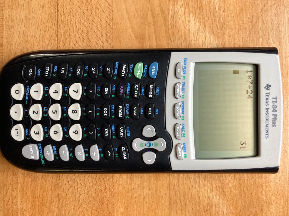 Texas Instruments TI-84 Plus Grafikrechner- Schwarz (TI-84 PLUS) in Berlin