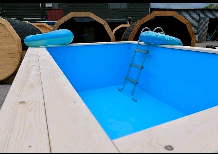 Gartenpool Holzpool Hot Tub Schwimmbecken Schwimmbad Schwimmpool in Hamburg