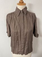 Bluse Seide Marco pecci taupe beige Grau 40 m vintage 90er Hessen - Kaufungen Vorschau