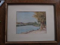 Aquarell 1905 Provence Ardeche Gard signiert Rahmen TOP Baden-Württemberg - Bad Schussenried Vorschau