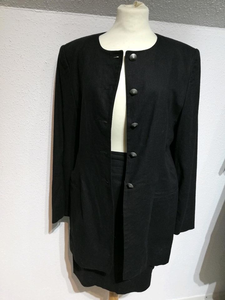 2 Teiler  Leinen Blazer-Jacke + Rock v. Public Gr. 38 in Mariaposching