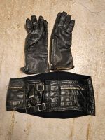 Vintage Biker / Motorrad Nierengurt und Handschuhe Bayern - Neusäß Vorschau