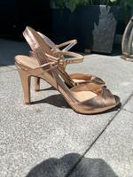 COX Leder Sandalen Rose glitzer 40 Nordrhein-Westfalen - Grevenbroich Vorschau