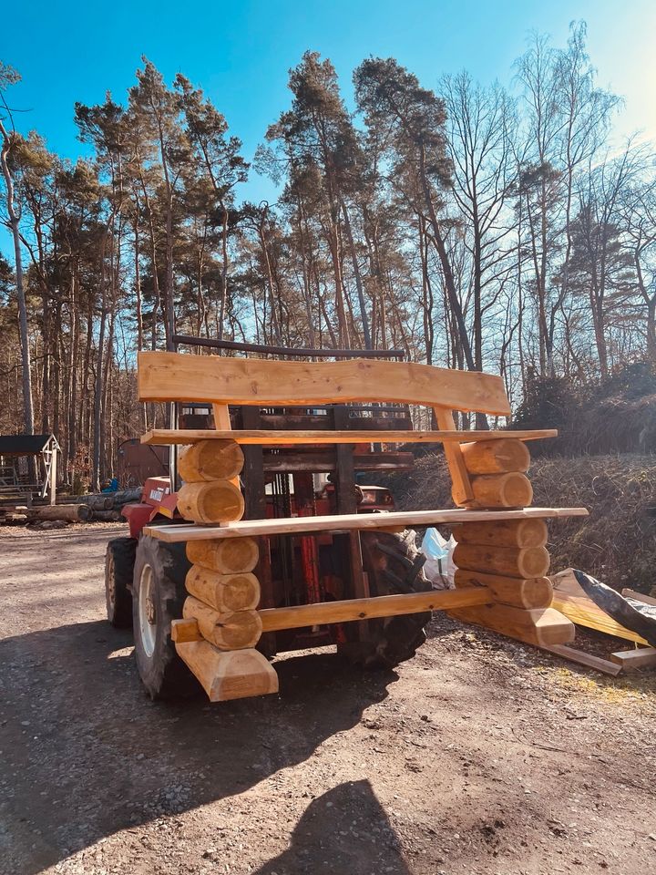 Bank Gartenbank Holzbank Sitzbank Gartentisch Gartenmöbel Gravur in Hermsdorf