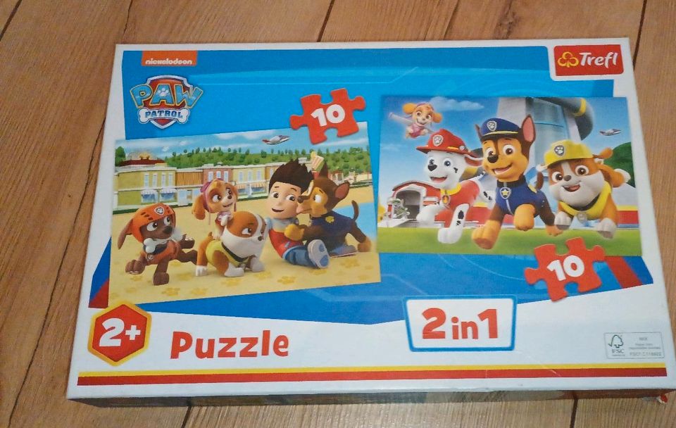 Kinderbücher Puzzles Konvolut Peppa Wutz Paw Patrol Disney in Allendorf