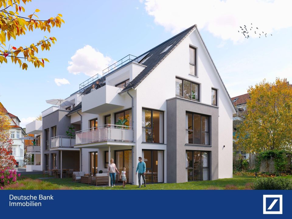 Besonders viel Grün & mittendrin - moderne Erdgeschosswohnung mit Terrasse und großem Garten in Asperg