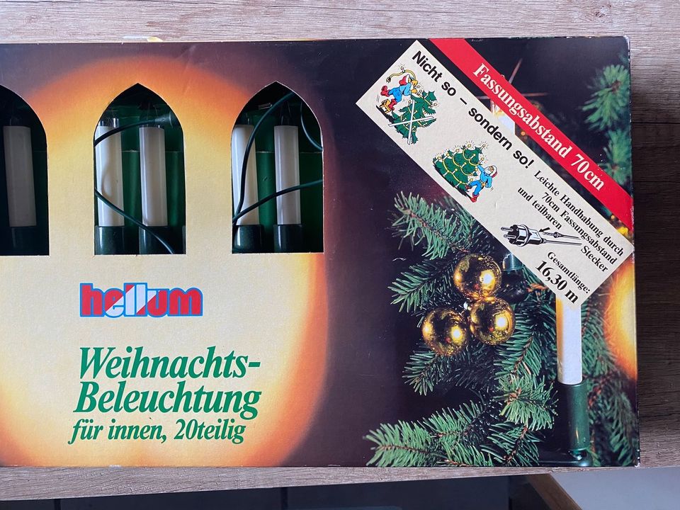 Ich verkaufe eine Weihnachtsbeleuchtung für innen,20-teilig in Krefeld