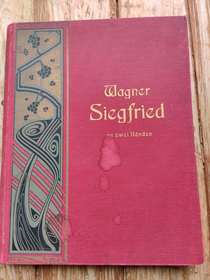 Noten antik Wagner Oper Siegfried Klavier in Stuttgart