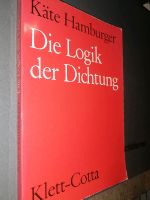Die Logik der Dichtung Käte Hamburger Klett Cotta Verlag Berlin - Pankow Vorschau