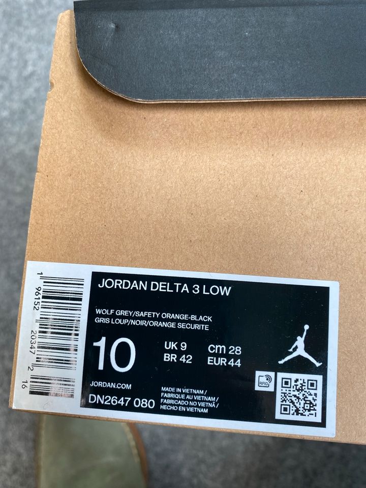 Jordan Delta 3 Low JumpMan, Größe 44,neu und ungetragen in Recklinghausen