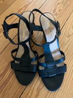 Sandalen Görtz Schuhe Gr. 38 schwarz neuwertig Hessen - Wiesbaden Vorschau
