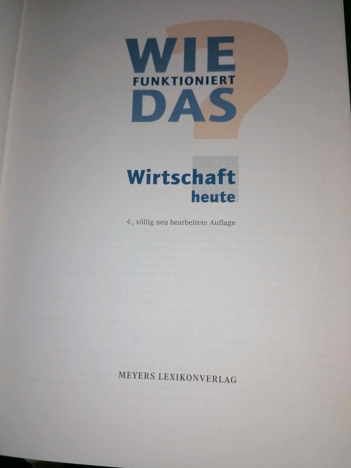 Wirtschaft heute Wie funktioniert das Meyer Fachlexikon Verlag in Berlin