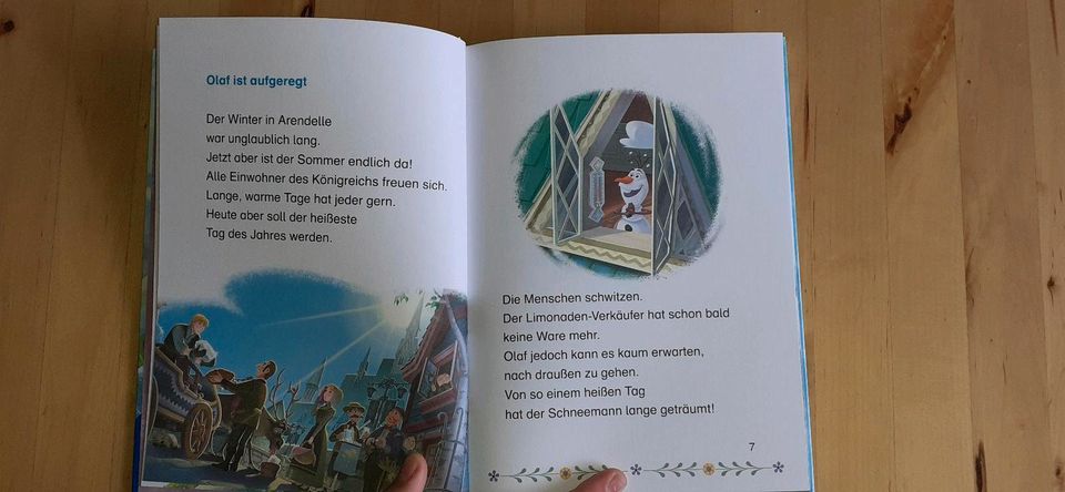 ❤ Kinderbuch die Eiskönigin Lesen lernen mit Schneemann Olaf Buch in Jüterbog