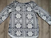Tom Tailor Bluse Gr. 34 Fb. Blau/Weiß gemustert Brandenburg - Senftenberg Vorschau