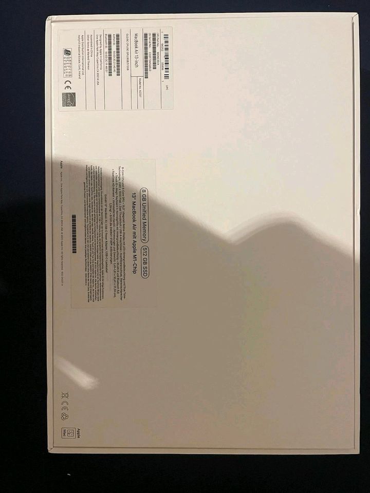 !NEU! MacBook Air M1 512GB 8GB RAM 2020 in Teupitz-Tornow