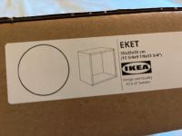 „IKEA“-Regal EKET, weiß, inkl. Wandschirne Hamburg Barmbek - Hamburg Barmbek-Süd  Vorschau