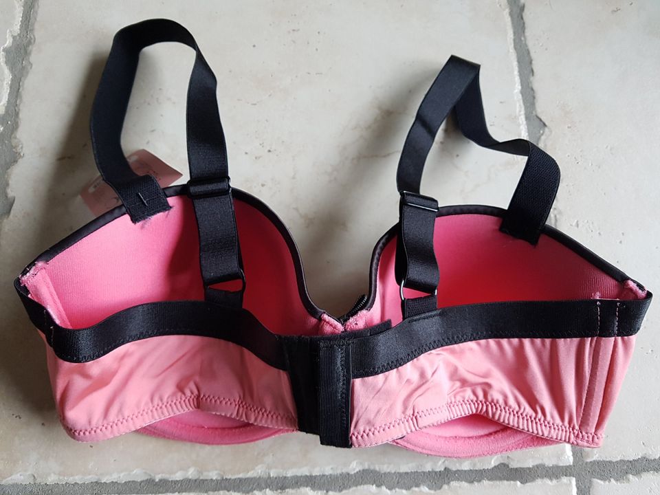 Hunkemöller Unterwäscheset Jody pink BH/String in Bucha