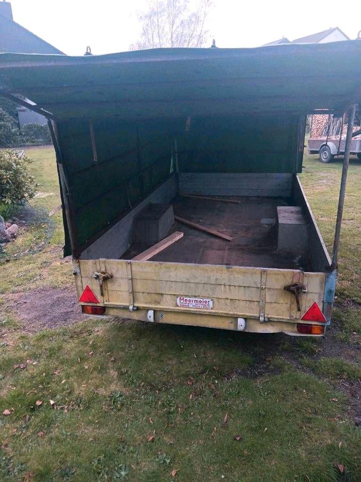 Verkaufsanhänger meermeier 1300kg an Bastler mit Brief in Norderstedt