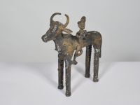 Bronze Figur Afrika Benin Antik Kind auf Rind Kunst Skultpur Stat Rheinland-Pfalz - Mainz Vorschau