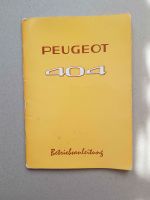 Betriebsanleitung Peugeot 404 Nürnberg (Mittelfr) - Mitte Vorschau