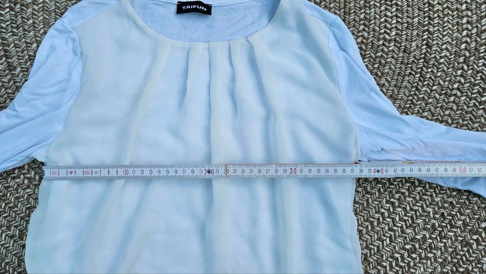 Taifun Blusenshirt,  Shirt, Bluse, Gr. 34 / 164 weiß in Werther (Westfalen)