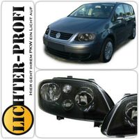 Scheinwerfer schwarz für VW Touran 1T BJ 2003 - 10/2006 Hessen - Calden Vorschau