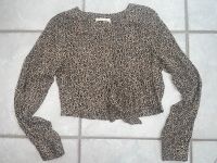 Leoparden-Bluse mit Knotendetail von Urban Outfitters, Größe M Bayern - Fürth Vorschau