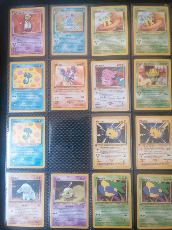 Pokemon First Edition Karten Sammlung - verschiedene Editionen in Gummersbach