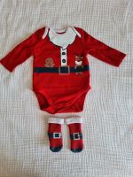 Baby Set weihnachtlich Body & Socken Xmas Nikolaus 62 Hessen - Erlensee Vorschau