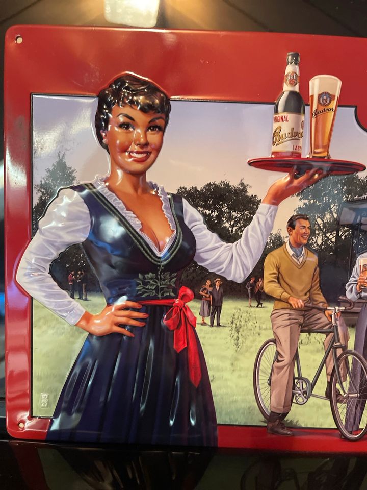 Blech-Werbe -Schilder verschiedener Brauereien zum aussuchen in Woltersdorf
