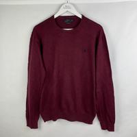 Polo Ralph Lauren Rundhals Pullover Bordeaux Navy Logo (M) Bayern - Lochhausen Vorschau