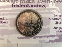50Jahre Deutsche Mark, 10 DM Gedenkmünze und Briefmarkenbogen Leipzig - Sellerhausen-Stünz Vorschau